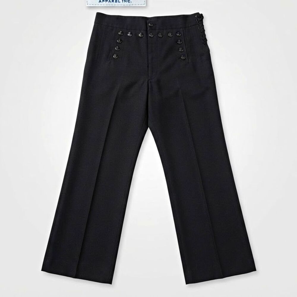 Vtg US Navy Sailor Pants 40R 13 Button Crackerjack  Trousers DSCP Quarterdeck